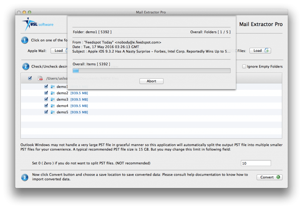 how to convert mbox to pst for microsoft outlook