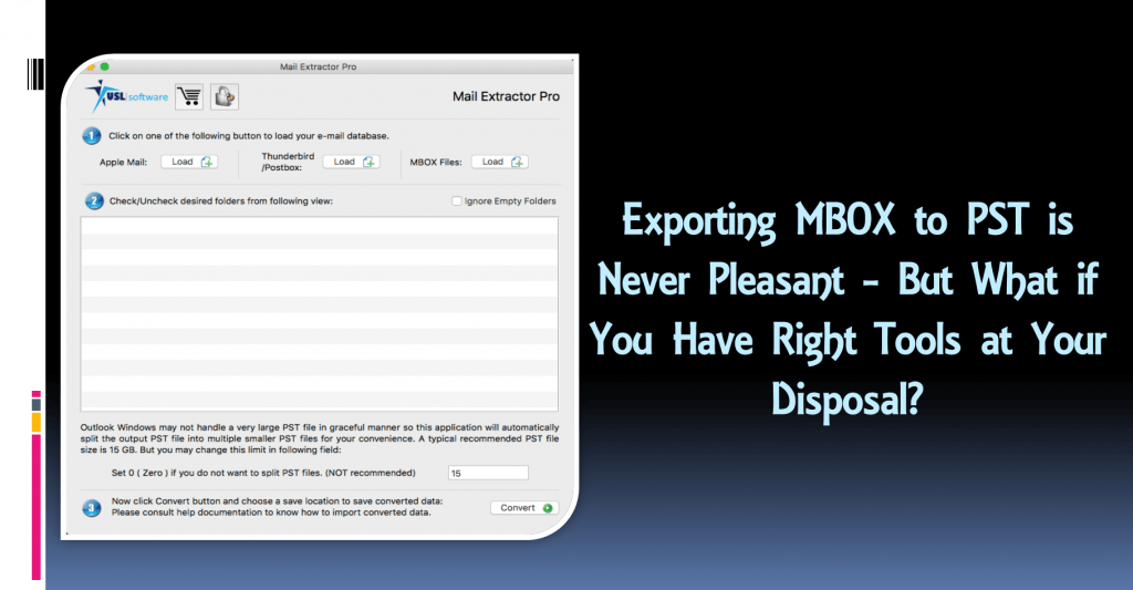 How to export MBOX to PST
