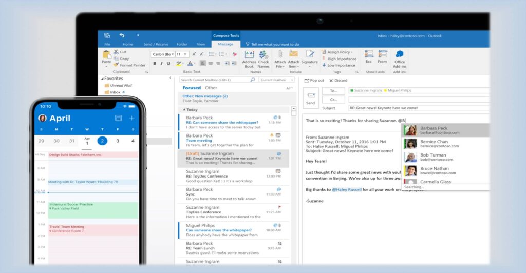 outlook tips for more productivity