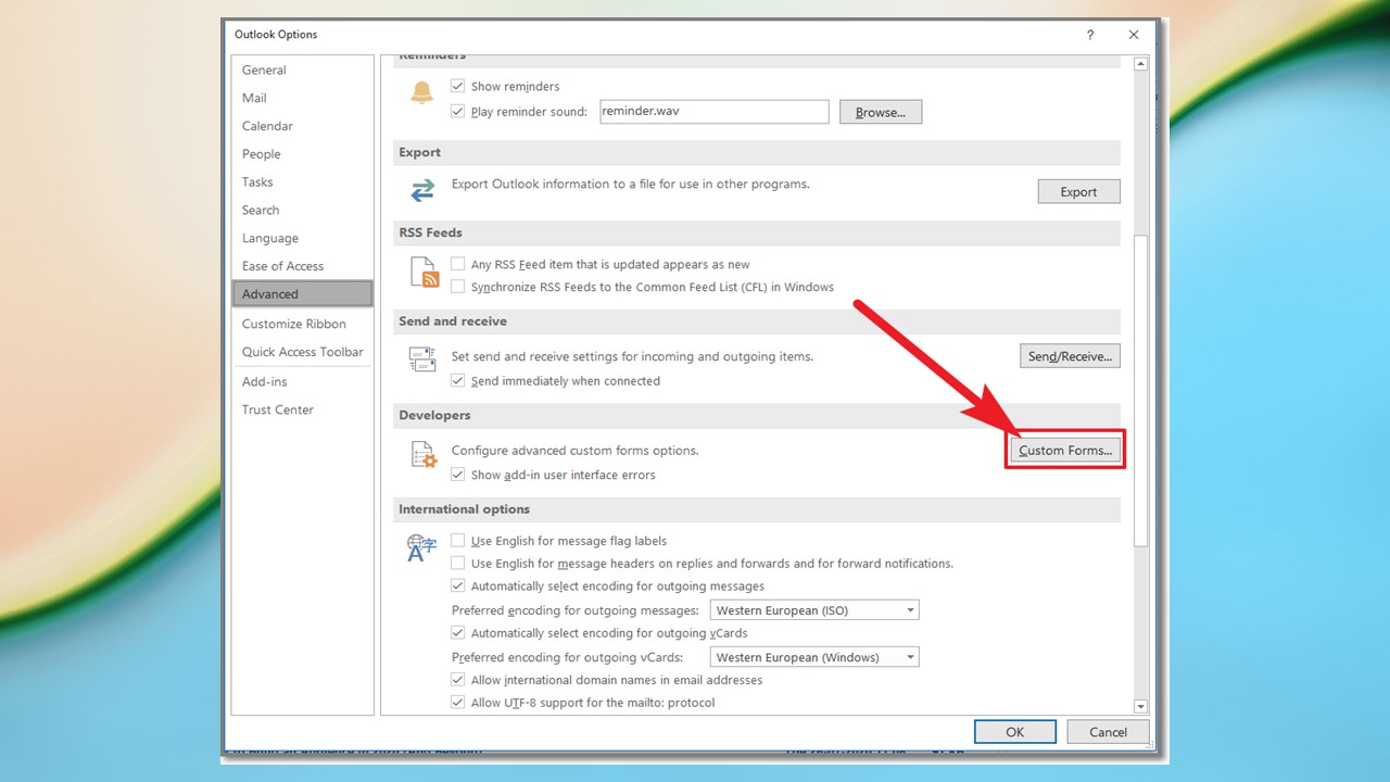 outlook mail template troubleshoot