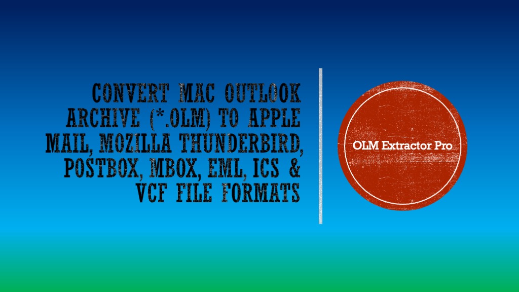 Mac Outlook Archive to MBOX