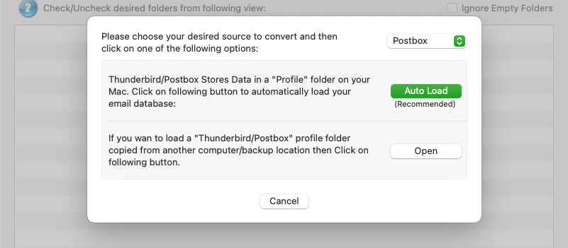 convert postbox to outlook files